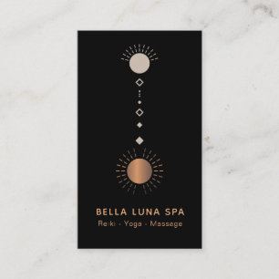 Tarjeta De Visita *~* Alquimia cósmica Universo Chamán Tótem Sol