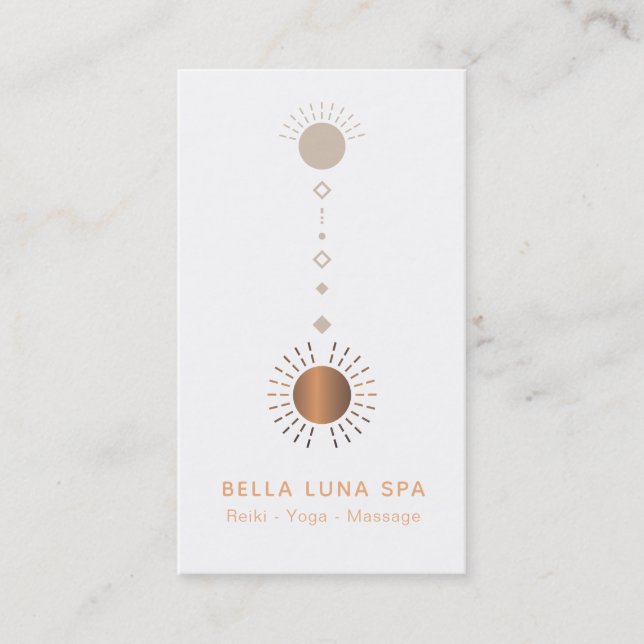 Tarjeta De Visita *~* Alquimia cósmica Universo Chaman Totem Sun (Anverso)