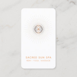 Tarjeta De Visita *~* Alquimia de geometría sagrada chamán Mandala