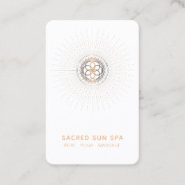 Tarjeta De Visita *~* Alquimia sagrada de la geometría chamán Mandal