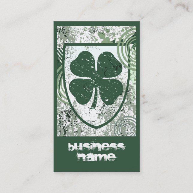 Tarjeta De Visita alta fidelidad irlandesa (Anverso)