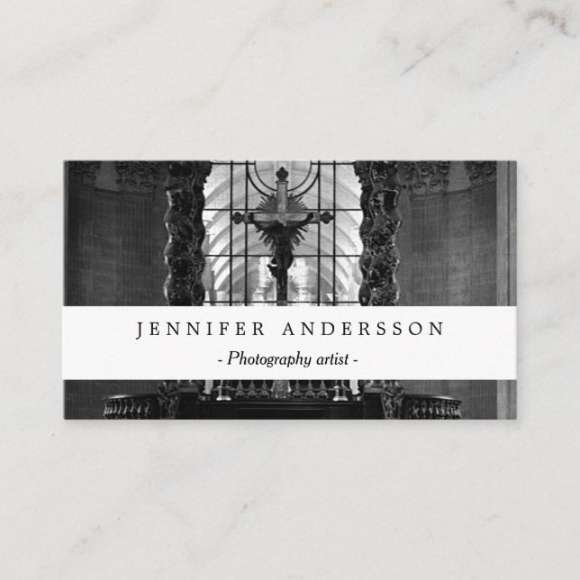 Tarjeta De Visita Altar de la capilla real de París (Anverso)