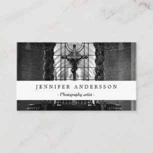 Tarjeta De Visita Altar de la capilla real de París Vintage Palacio
