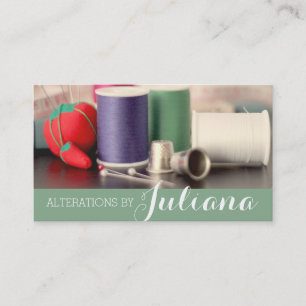 Tarjeta De Visita Alteración, sastre, sastre, costurera