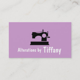 Tarjeta De Visita Alteraciones de sastre de costura de asfalto