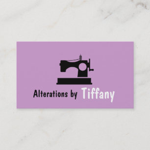 Tarjeta De Visita Alteraciones de sastre de costura de asfalto