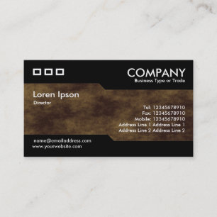 Tarjeta De Visita Alternativa - textura planetaria del terreno