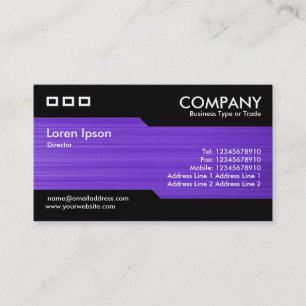 Tarjeta De Visita Alternativa - Textura violeta cepillada