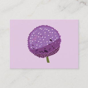 Tarjeta De Visita Aluminio morado
