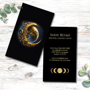 Tarjeta De Visita Alumnos de la Luna de Oro del entrenador del profe