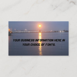 Tarjeta De Visita amanecer del río Mississippi