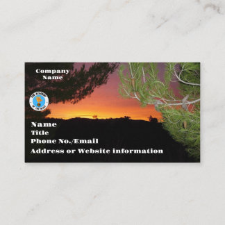 Tarjeta De Visita Amanecer Eléctrico