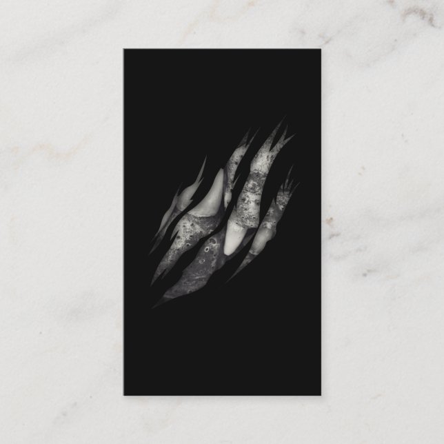 Tarjeta De Visita Amante del cocodrilo de los dientes (Anverso)