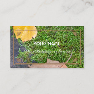 Tarjeta De Visita Amante natural de los bosques y actividades de pro