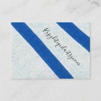 Tarjeta De Visita Amapolas azules Reino Unido Arte abstracto