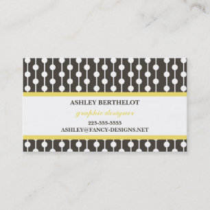 Tarjeta De Visita Amarillo