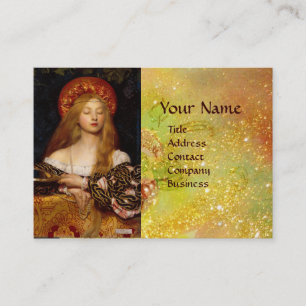 Tarjeta De Visita Amarillo del oro del DISEÑADOR DE VESTUARIO de la