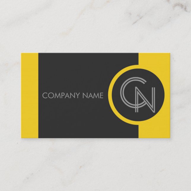 Tarjeta De Visita Amarillo del Sol Toscano (Anverso)