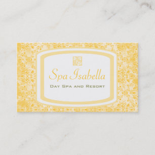 Tarjeta De Visita Amarillo suave