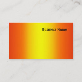 Tarjeta De Visita Amarillo y naranja