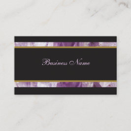 Tarjeta De Visita Amatista de lujo