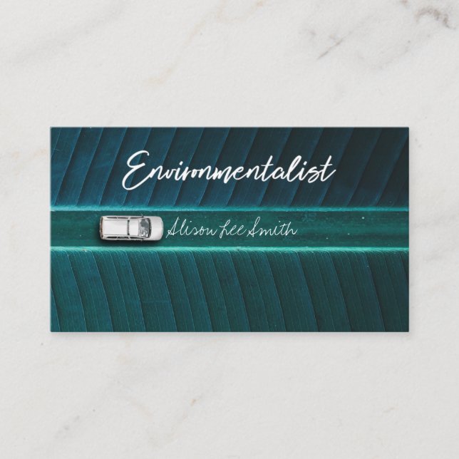 Tarjeta De Visita Ambientalista (Anverso)