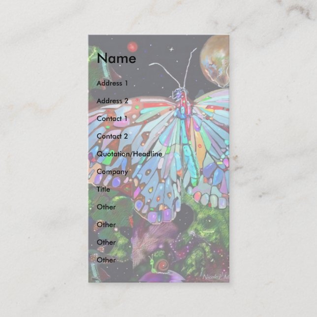 Tarjeta De Visita ¡Amen la Tierra! (Anverso)