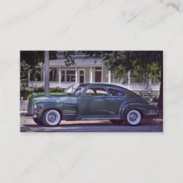 Tarjeta de visita americana nostálgica clásica de