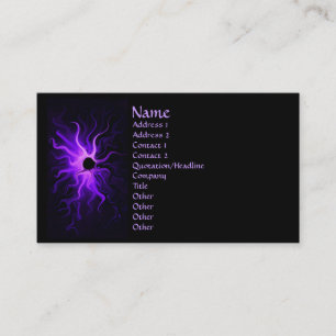 Tarjeta de visita Amethyst del cinturón de Fuego