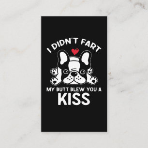 Tarjeta De Visita Amo al perro francés, propietario de un Bulldog f