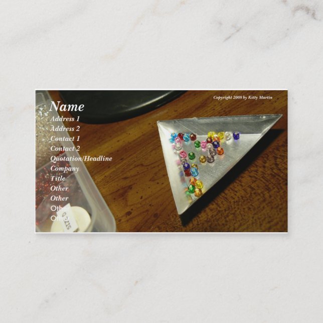 Tarjeta De Visita ¡Amor a la gota! (Anverso)