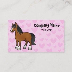 Tarjeta De Visita Amor a los Caballos