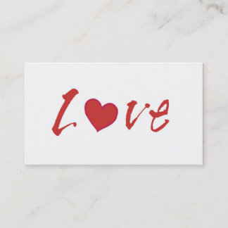 Tarjeta De Visita AMOR con la Agencia de citas o el Personalizar