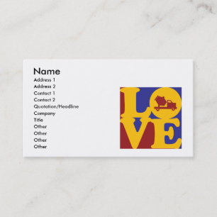 Tarjeta De Visita Amor concreto