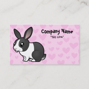 Tarjeta De Visita Amor de Conejo (oreja de perrito pelo liso)