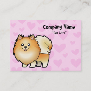 Tarjeta De Visita Amor de Pomeranian