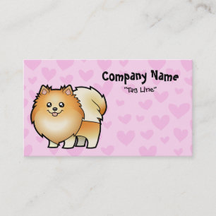 Tarjeta De Visita Amor de Pomeranian