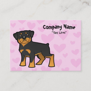 Tarjeta De Visita Amor de Rottweiler