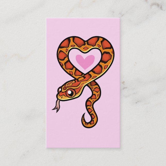 Tarjeta De Visita Amor de serpiente (Anverso)