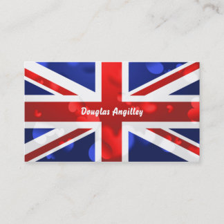 Tarjeta De Visita Amor de Union Jack,