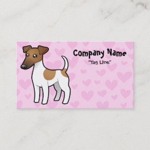 Tarjeta De Visita Amor liso del fox terrier