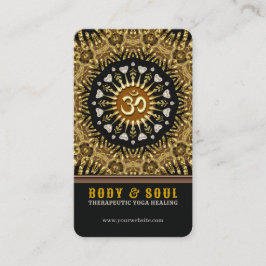 Tarjeta De Visita Amor Mandala Curar Batik Yoga