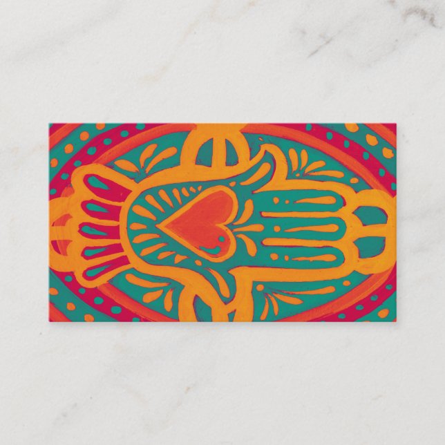 Tarjeta De Visita Amor y riqueza a usted (Anverso)