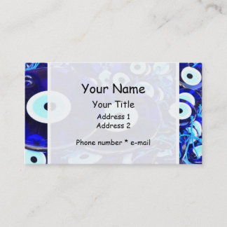 Tarjeta De Visita Amullos Blue Evil Eye