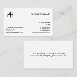 Tarjeta De Visita Añada su logotipo