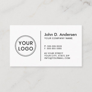 Tarjeta De Visita Añada su logotipo personalizado profesional moder
