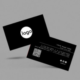 Tarjeta De Visita Añadir el logotipo de su personalizado Código QR