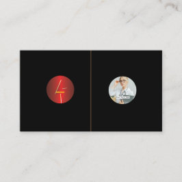 Tarjeta De Visita Añadir el logotipo Personalizado imagen círculo ne