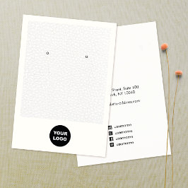 Tarjeta De Visita Añadir el logotipo Soporte de la pantalla de veran