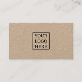Tarjeta De Visita Añadir el papel de Kraft profesional del logotipo